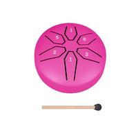 Harmonious Sound Producing Steel Tongue Drum 3 Inch with 6 Notes Supporting Mental and Outdoor Music Creativity Yoga Instrument