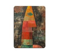 Harmonisches Paul-Klee-Muster Retro Poster Metal Tin Sign Chic Art Retro Iron Painting Bar People Cave Cafe Family Garage Poster Wall Decoration 12x16inch(30x40cm)