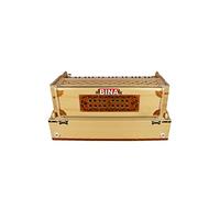 Harmonium BINA No. 17 Dx. Portable Super Special Musicals Wooden Portable Folding 3.5 Octave 9 Stopper Harmonium with Coupler/Indian Harmonium/Professional Harmonium