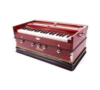 Harmonium BINA Tarang, Folding, 9 Stops, In USA, Standard, Cherry Color,3 1/4 octaves, 7 stops, 3 extra notes, By Aakrati Musicals