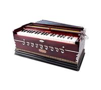 Harmonium by Aakrati Musicals, 9 Stops, In USA, Standard, Cherry Color,3 1/4 octaves, 7 stops, 3 extra notes, Harmonium BINA no. 17 STD