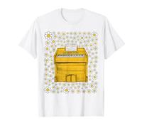 Harmonium Floral Flowers Organist Musician Spring Summer T-Shirt