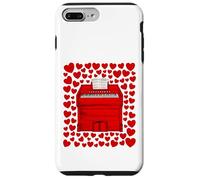 Harmonium With Hearts, Church Organist Valentines Wedding Case for iPhone 7 Plus/8 Plus