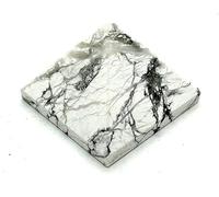 Harmonize Your Space: Howlite Pyramid (Approx. 2 Inch) - Gemini & Virgo Birthstone, Crown Chakra