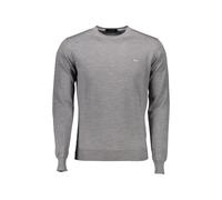 Harmont & Blaine logo-embroidered merino wool sweater - Grey XXL