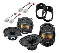 Harmony Audio Bundle Compatible with 2002-2008 Dodge Ram Truck 1500 HA-R69 HA-R5New Factory Speaker Replacement Upgrade Package with HA-826901 Speakers Adapter Kit