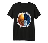 Harmony Balance Energy Dualism Symbol Cosmic Unity Forces Premium T-Shirt