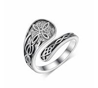 HARMONY BOLA Celtic Knot Ring 925 Sterling Silver Jewelry Gift for Women Birthday Christmas