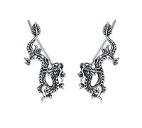 HARMONY BOLA Dragon Crawler Earrings 925 Sterling Silver Hypoallergenic Dragon Climber Earrings Jewelry Birthday Gifts for Women