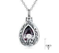 HARMONY BOLA Elephant Urn Necklace for Ashes 925 Sterling Silver keepsake Cremation Pendant Memorial Jewelry Gifts for Women