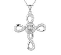 HARMONY BOLA Infinity Necklace 925 Sterling Silver Infinity Turtle Pendant Jewelry Gift Birthday for Women Men