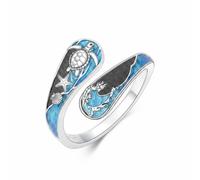 HARMONY BOLA Sea Turtle Spoon Ring 925 Sterling Silver Jewelry Gift for Women Birthday Christmas Size 7