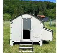 Harmony by Chick'A Small Chicken House - Fox Proof Hen Coop for Poultry | Up to 4 hens | Made from 70% Recycled Plastic | Waterproof Sleek and Secure