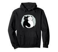 Harmony Cats Spiritual Balance Feline Lovers Pullover Hoodie
