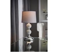 Harmony Grey Table Lamp ValueLights Grey One Size
