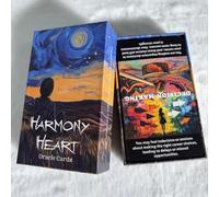 Harmony Heart Oracle Cards, 56-Card Tarot Deck for Love, Life and Career Guidance, 12 x 7 cm