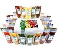 Harmony House Deluxe Sampler - 32 Count Variety Pack, Resealable Zip Pouches, For Cooking, Camping, Emergency Supply and More