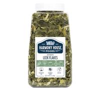 Harmony House Foods, Dried Leeks, Green and White, 3 Ounce Quart Size Jar