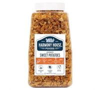 Harmony House Foods Dried Sweet Potatoes, Diced, 16 Ounce Quart Size Jar