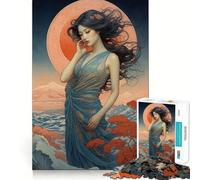 Harmony in Japanese Nature 1000 Pieces Jigsaw Puzzles for Adults Strong Logic Sharp Color Fun Challenge (50x75cm)