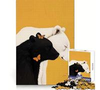 Harmony in Nature Jigsaw Puzzles for Adults 1000 Piece Brain Think Precise Edge Real Challenge Birthday Art Gift (38x26cm)
