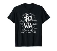 Harmony Kanji Wa Japan Balance Anatomy Japanese Souvenir T-Shirt