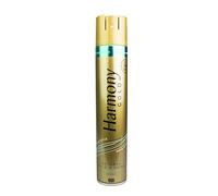 Harmony New Gold HairSpray Natural Hold and Shine 400ml With UV Filters Argon Oil Vitamin Pro B7