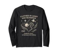 Harmony Star Light Sphere Spiral Wings Infinity Mark Planet Space Series Long Sleeve T-Shirt