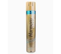 Harmony New Gold HairSpray Natural Hold and Shine 400ml With UV Filters Argon Oil Vitamin Pro B7