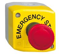 Harmony XALK control station with red mushroom button Ø40 yellow XALK178GTH29