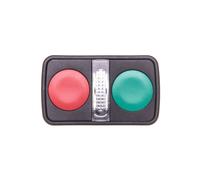 ZB5AW7A3740 Switch: double 22mm rod. Pos: 1 red/green IP66 flat Pos: 2 SCHNEI