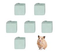 HarmonyCrafts 6Pcs Safe Using Pig Calcium Mineral Chewing Teeth Care Hamster Chewing Stones Creative Durable Pets Teeth Grinding Stones for Hamster Rabbit Budgies