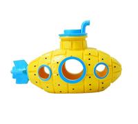 HarmonyCrafts One Piece Hollow Submarine Artificial Resin Hollow Submarine Fish Tank Hiding Aquarium Decoration Thematic Ornaments