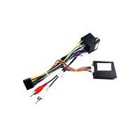 Harness Adapter CAN Bus Decoder 16 Pin Plug Connector RCA Audio Car Android Head Unit Wiring Cable Compatible with Audi A3 8P A4 B7(Cable)