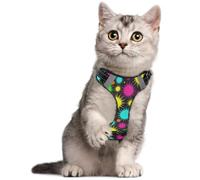 Harness Adjustable S Neon Rainbow Paint Splatter