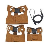 Harness and traction rope set for bearded dragon, harness and leash set for reptiles, comfortable lizard pull rope, small animals safe harness for walking in a small way