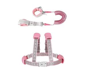 Harness, Anti Lost Wrist Link, Adjustable with Lock Reflective Design, Safety Walking Accessory for Travel, Girls, Outdoor, Park, School, Vacation, Crowded Places, Protection
