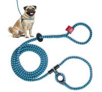 Harness Dog Harness and Leash Set, Anti Pull, One-Piece Cushioned Rope, Small/Medium, Purple/Turquoise