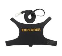 Harness for Bearded Dragon, Adjustable Reptile Lead, Comfortable Breathable Design, Secure Traction Rope, Ideal to Safe Walks with Lizards and Small Reptiles 6.5x10.04 Inches