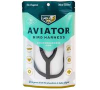 Harness for Birds The Aviator Black Size Medium 425-600 grs