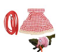 Harness for Bunny - Small Animal Costume Walking Strap - Escape-Proof Small Animal Clothes with Leading Rope for Squirrel Ferret Bunny Hamster