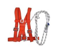 Harness for Construction - Adjustable Double-Strap Fall Protection Gear | High-Strength Silk Safety Belt with 300cm Rope, Window Cleaner Rock Climber Electrician Suspension System