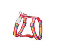 Harness for Dog Red Dingo Rainbow 25-39 cm Multicolor