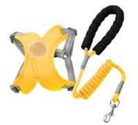 Harness for Dogs - Adjustable Puppy Soft Vest Harness,X Frame with Rope Breathable Walking Accessories for Pet Small Breeds Training Outdoor Road Trip Jogging Hiking Camping