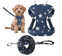 Harness for Dogs, Adjustable Quick-Drying Tool, 35x25cm Dog Chest Harness, Nylon Pet Safety Vest, Training Walking Accessory for Small Medium Puppies, Outdoor Garden Yard Lawn