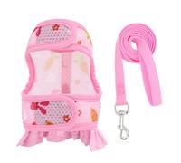 Harness Leash For Pet Safe Walk Running (Carrot Pattern) Easy Control Supplies Pet Rabbits Ferrets Rabbits Escape Proof