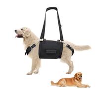 Harness, Medium Dog Harness, Pull Dog Harness with Control Handle, Auxiliary Belt, Strangel-free Pet Harness for Walking, Suitable