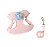 Harness Puppy Harness & Leash Set Soft Mesh Padded Cat Cute Dog Vest for Outdoor Walking Running