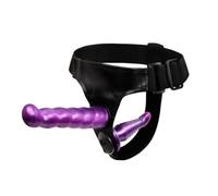 Harness Strap-On Dildos,Wearable Harness Realistic Dildo 2 Removeable Silicone G Spot Stimulator,Vagina Massager Female Masturbator Sex Toys for Women Lesbian Couple Purple Adult Sex Toys for Women Me