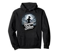 Harness the Storm Inspirational Design Pullover Hoodie